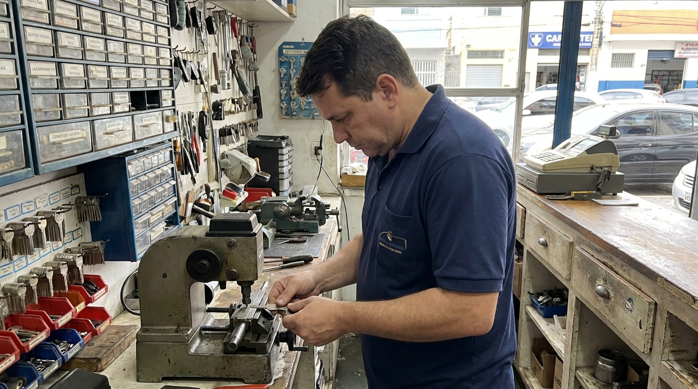 Confecção de Chave Simples no Centro, Santo André‑SP