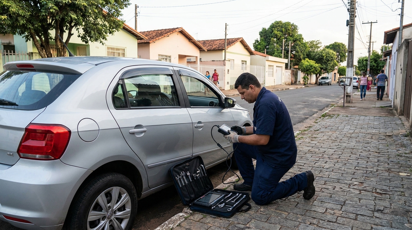 Programação de Chave Codificada em Bangú, Santo André‑SP