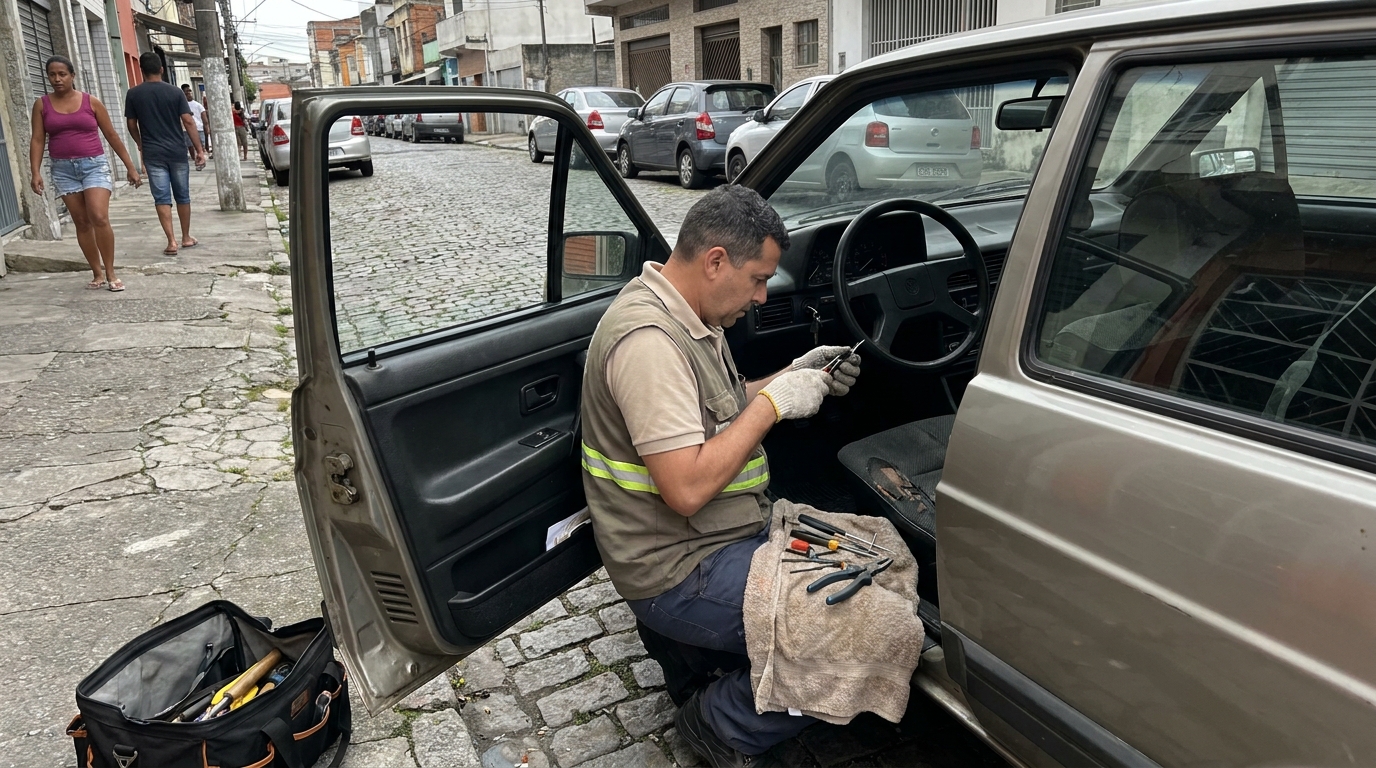 Reparo da Fechadura Afetada em Araçaúva, Santo André‑SP