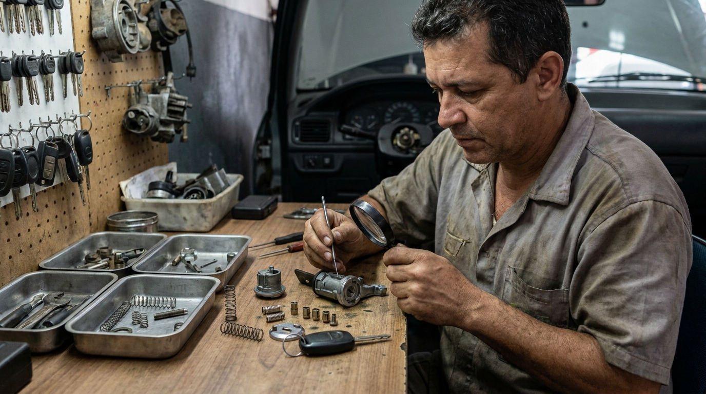 Reparo de Fechadura Automotiva em Bangú, Santo André‑SP