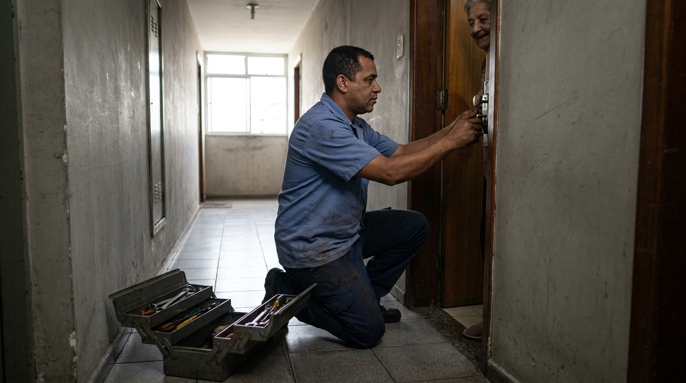 Troca de Fechadura na Vila Eldorado, Santo André‑SP